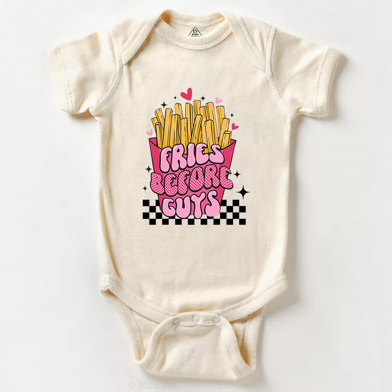 Fries Before Guys Bodysuit Beepumpkin