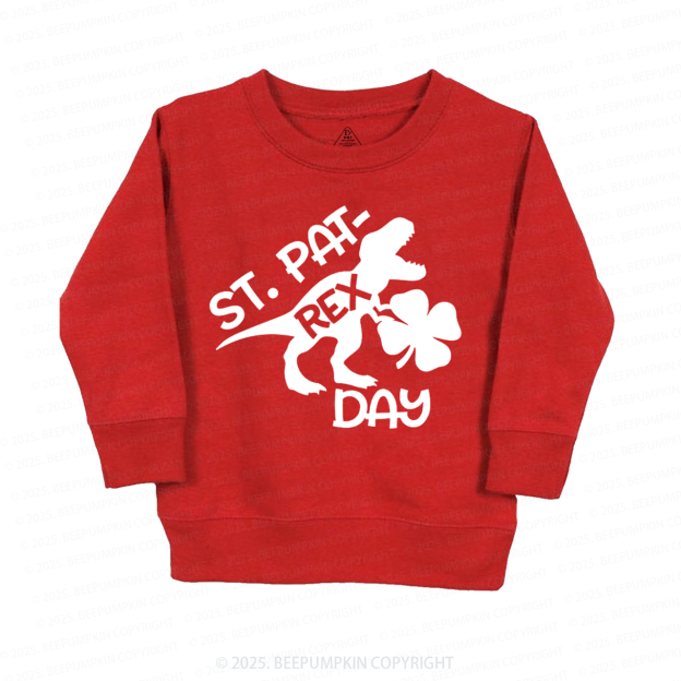 St. Pat-Rex Day Kid's Sweatshirt