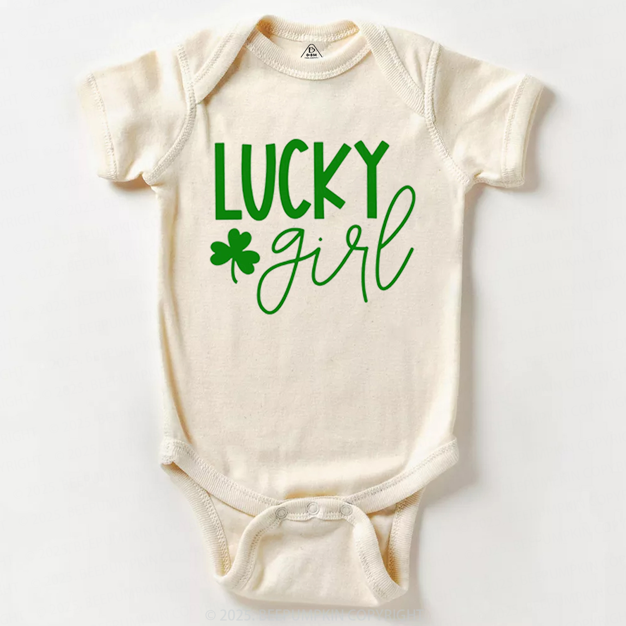 Personalized Lucky Boy And Girl St.Patricks Day Bodysuit Beepumpkin