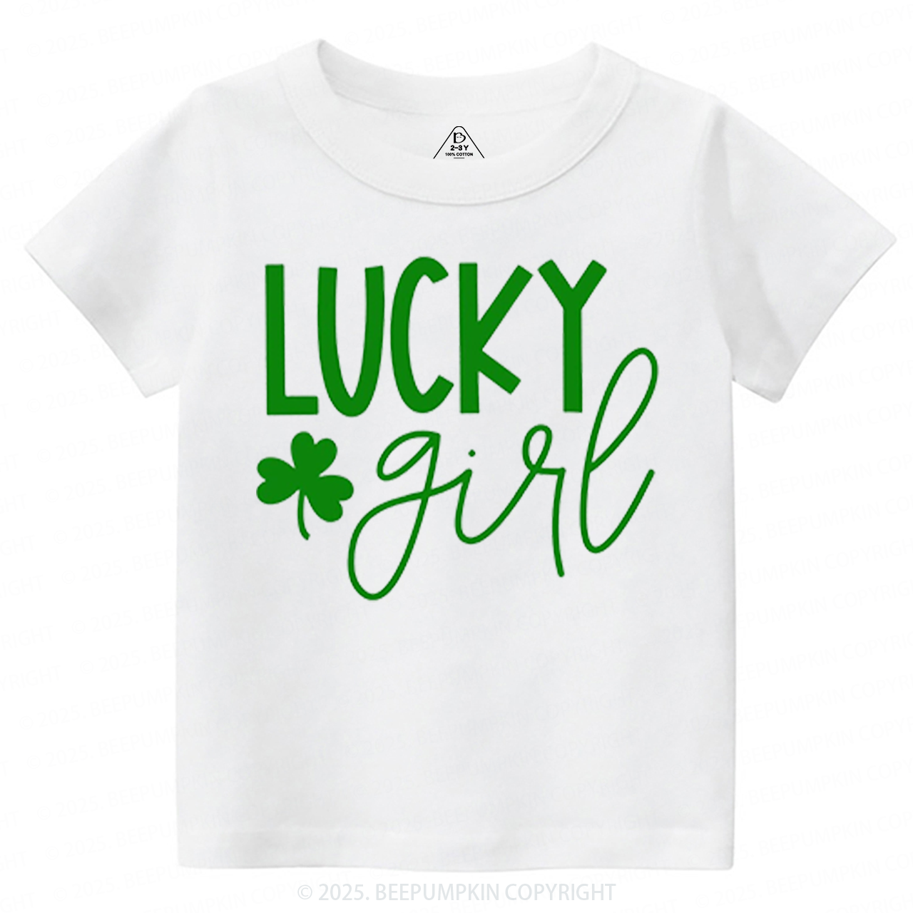 Personalized Lucky Boy And Girl St.Patricks Day Toddler&Kid's Tees Beepumpkin