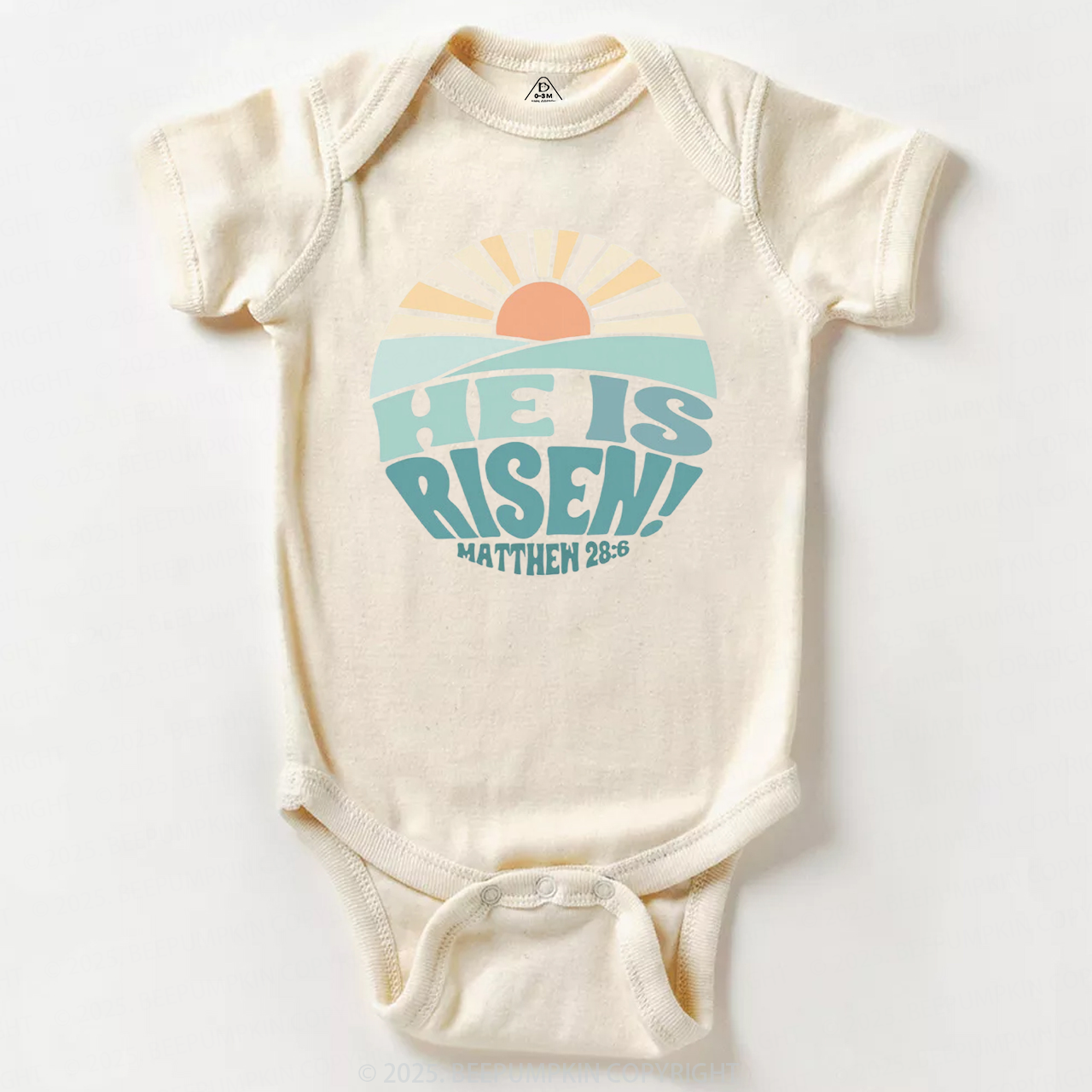 He is Risen Bodysuit Beepumpkin