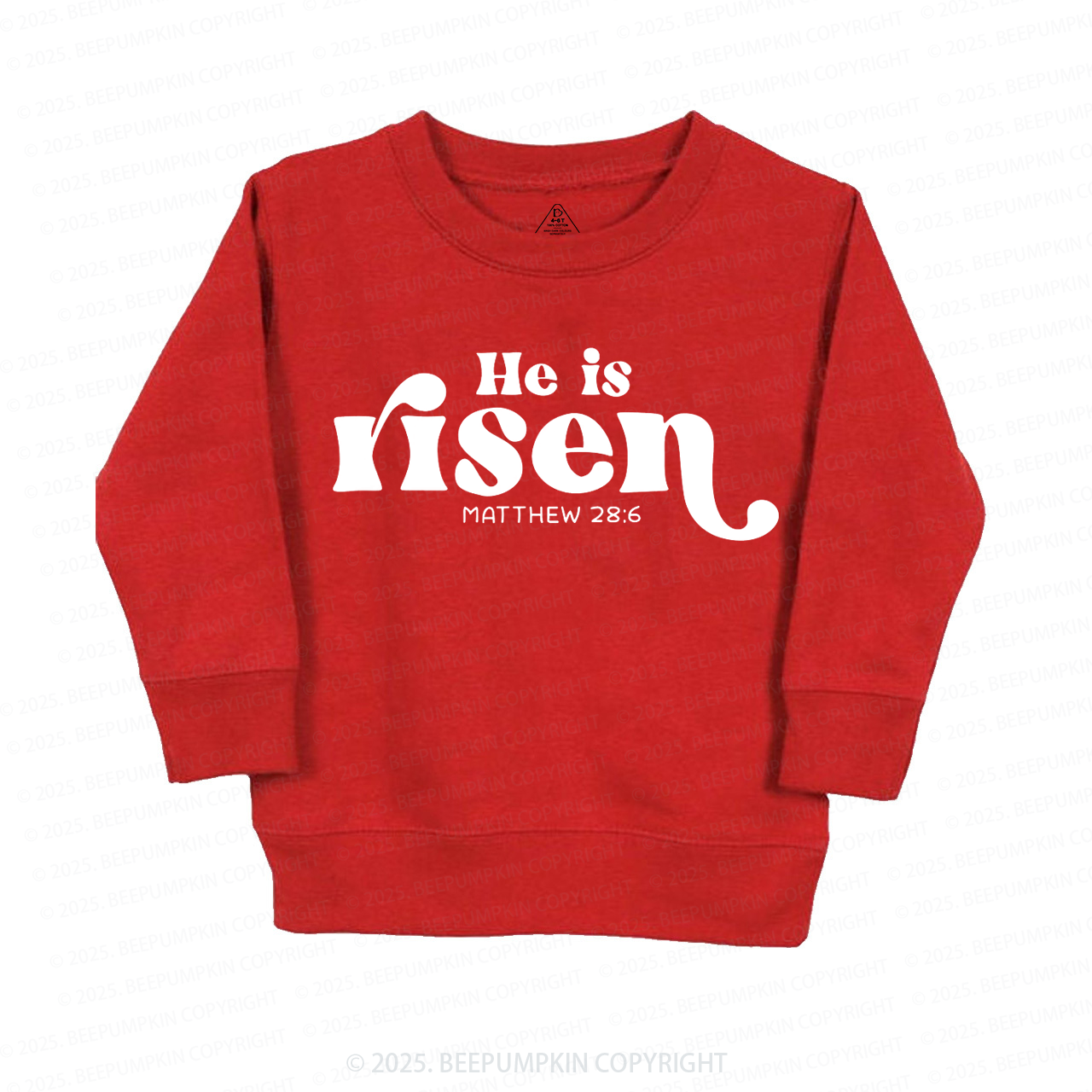 He Is Risen Kid's Sweatshirt 2