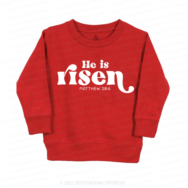 He Is Risen Kid's Sweatshirt 2