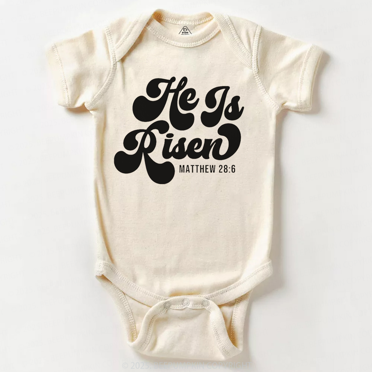 He Is Risen Bodysuit Beepumpkin 3