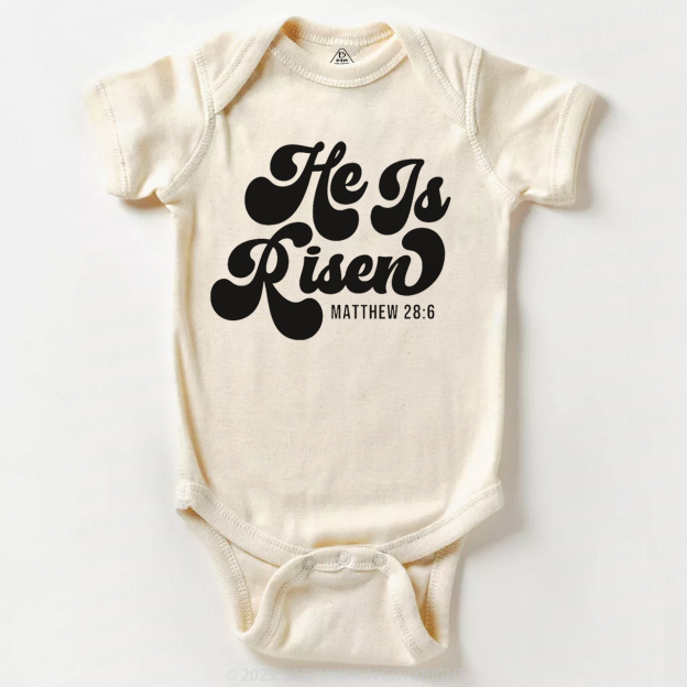 He Is Risen Bodysuit Beepumpkin 3