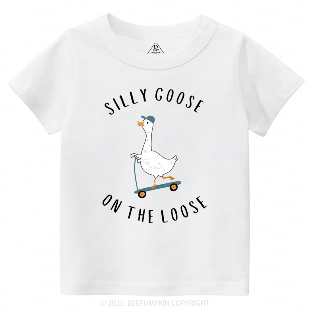 Silly Goose On The Loose Toddler&Kid's Tees Beepumpkin 3