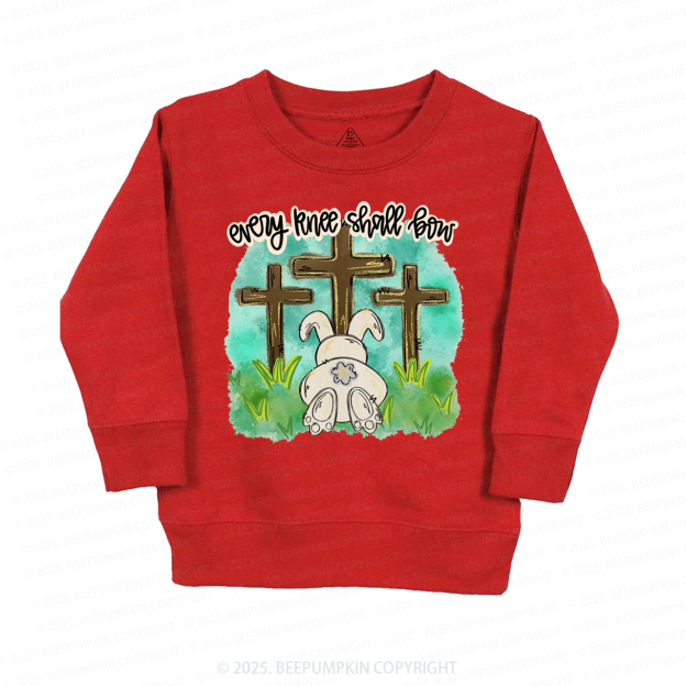 Every Knee Shall Bow Kid's Sweatshirt