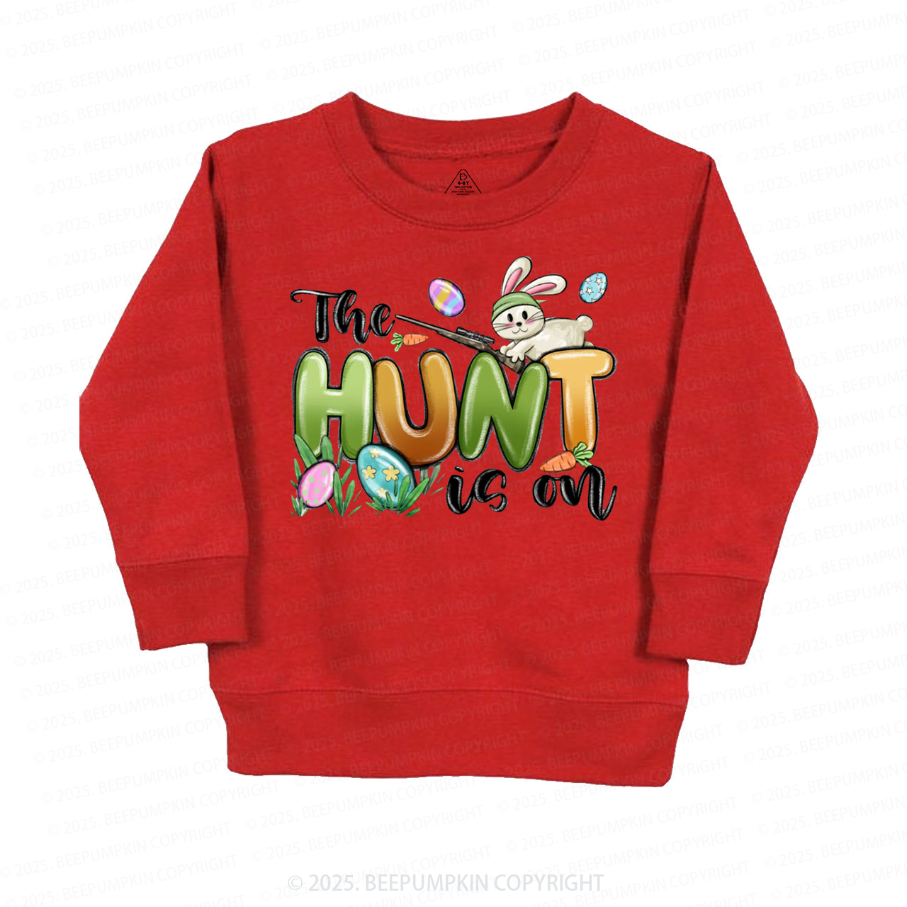 The Hunt Is On Easter Kid's Sweatshirt