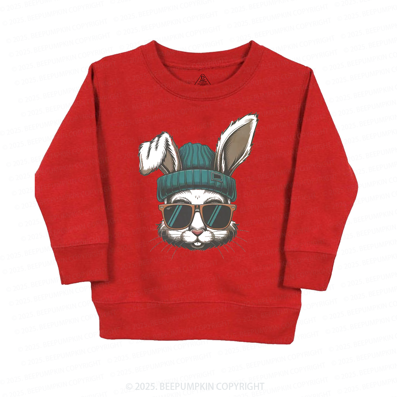Hipster Bunny Kid's Sweatshirt
