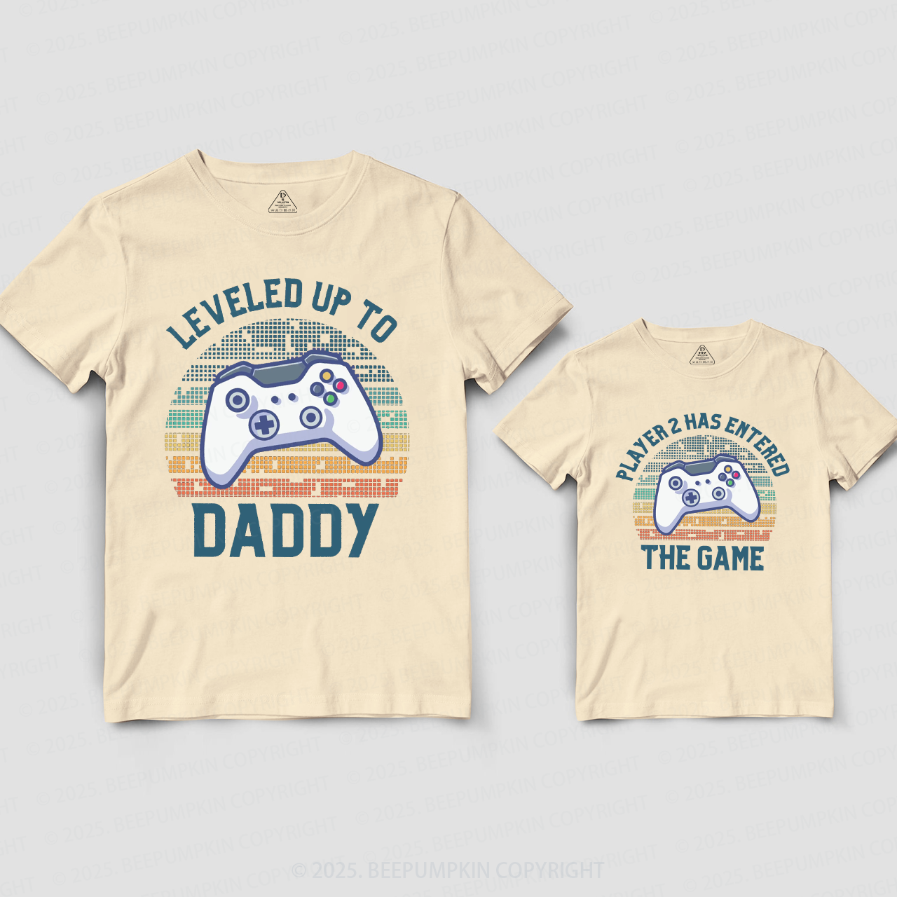 Personalized Video Game Dad&Me Matching Shirts