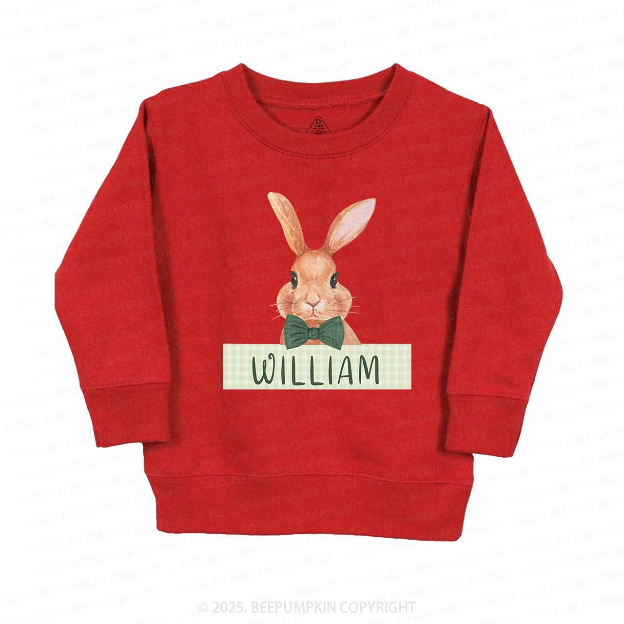Personalized Boys Easter Bunny Sweatshirt