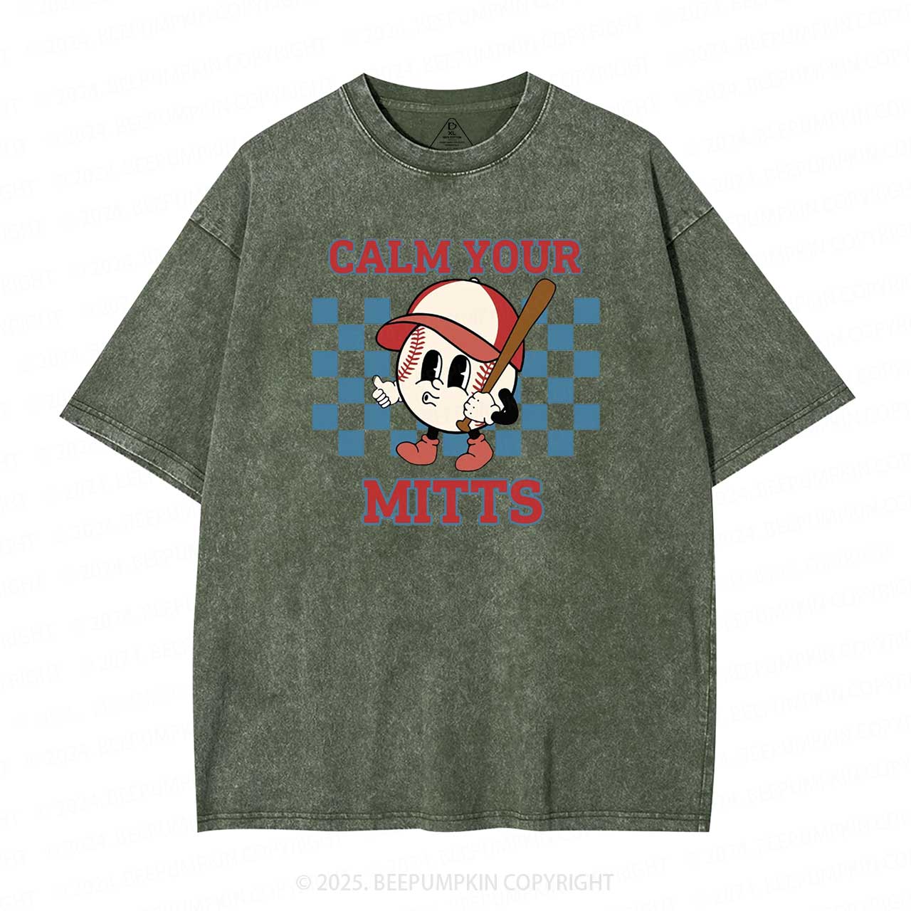 Calm Your Mitts Mama Washed T-Shirts