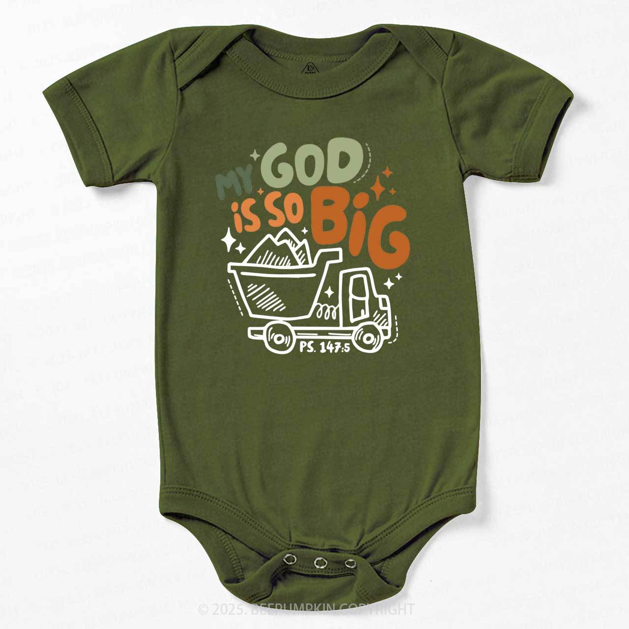 My God Is So Big Bodysuit Beepumpkin