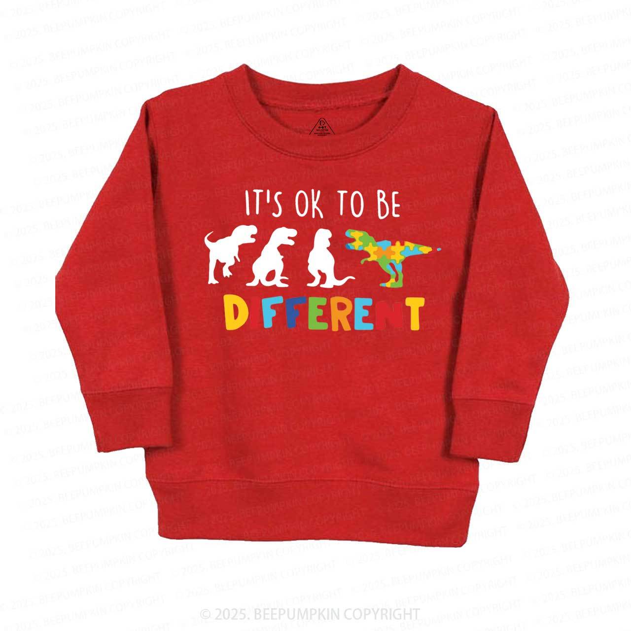 It's Ok To Be Different Kid's Sweatshirt