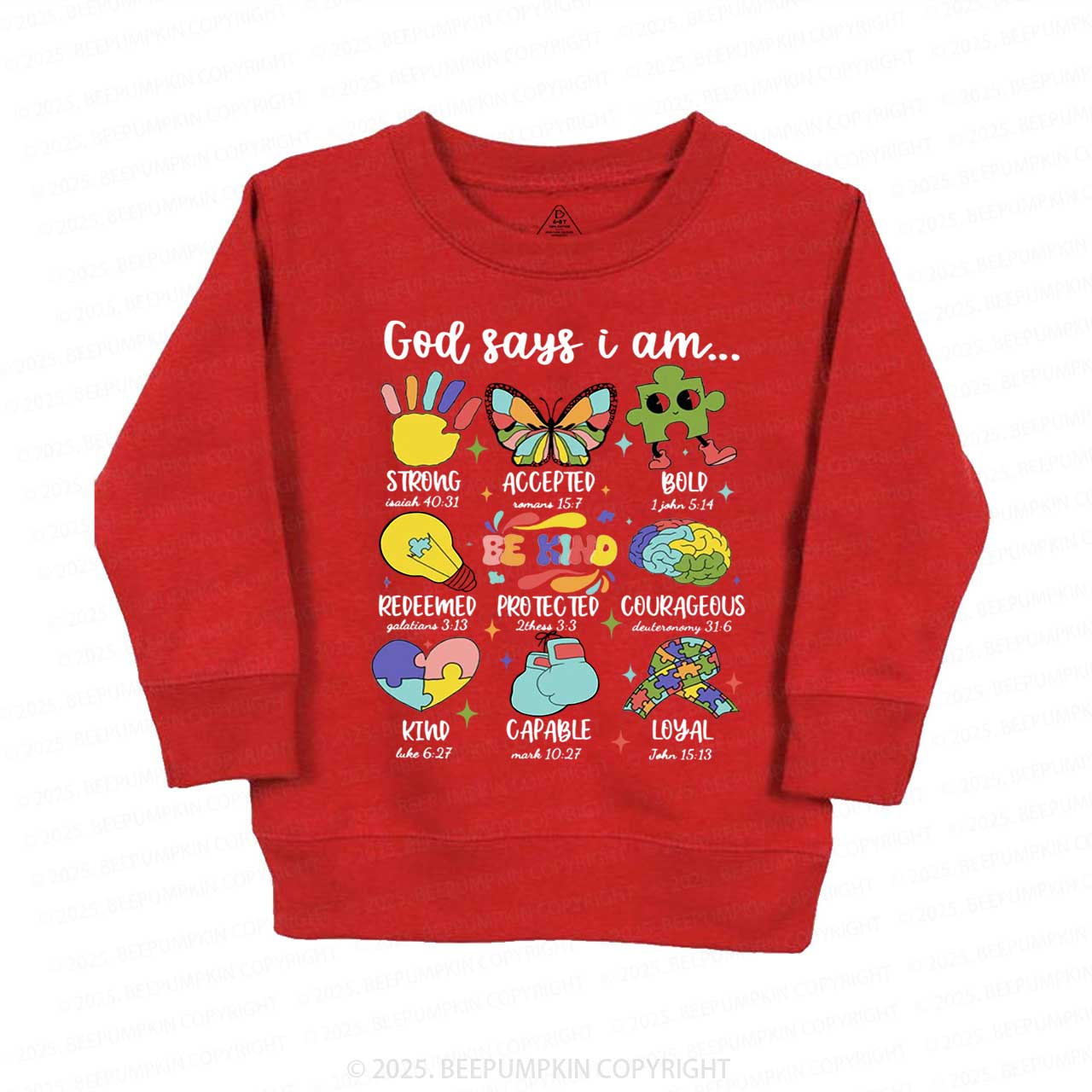 God Says I Am Kid's Sweatshirt