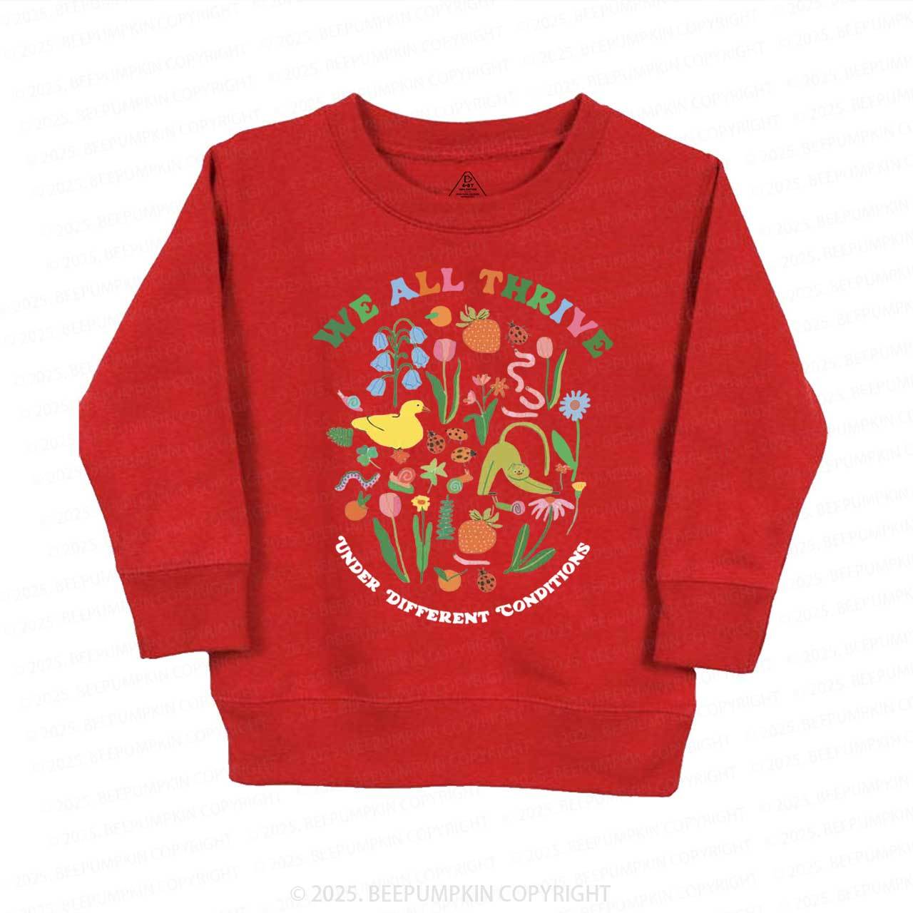 We All Thrive Kid's Sweatshirt