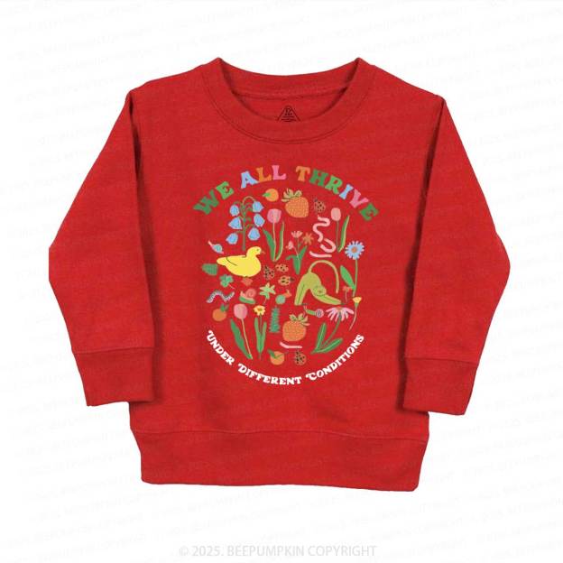 We All Thrive Kid's Sweatshirt