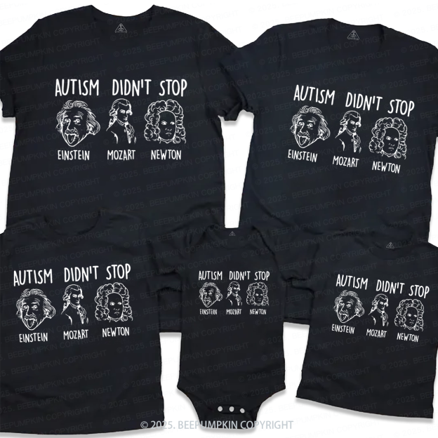 Autism Didn't Stop Family Matching Tees Beepumpkin