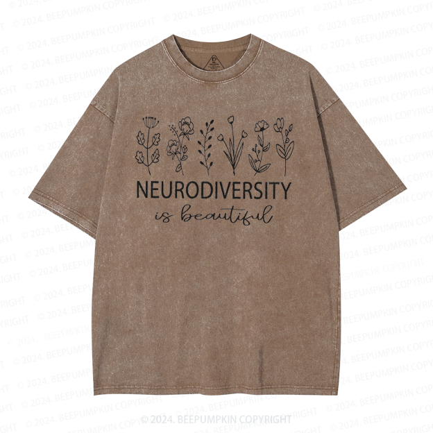 Neurodiversity Mama Washed T-Shirts