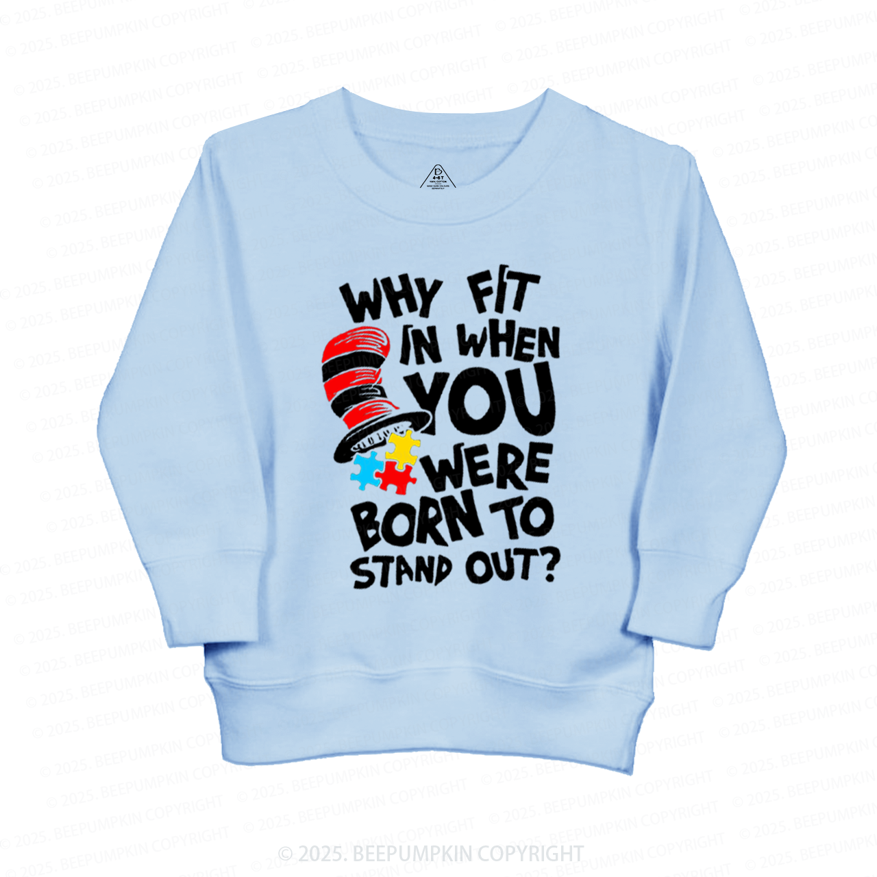 Why Fit In When You Were Born To Stand Out Kid's Sweatshirt