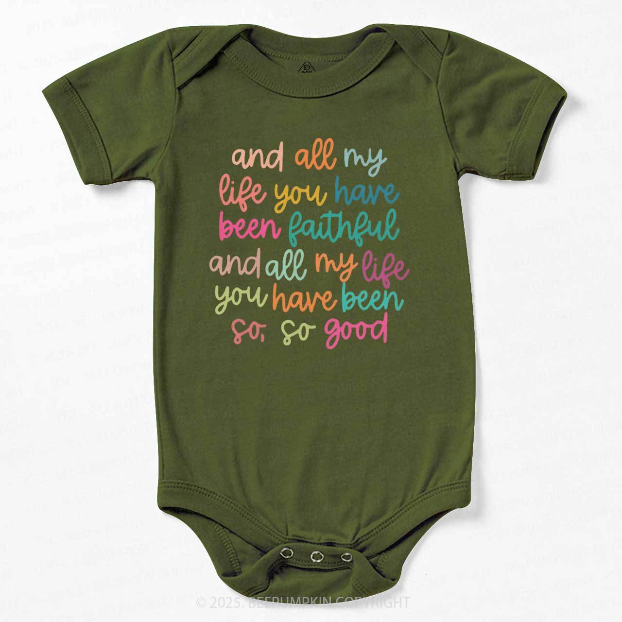 Psalm Bible Quote Bodysuit Beepumpkin