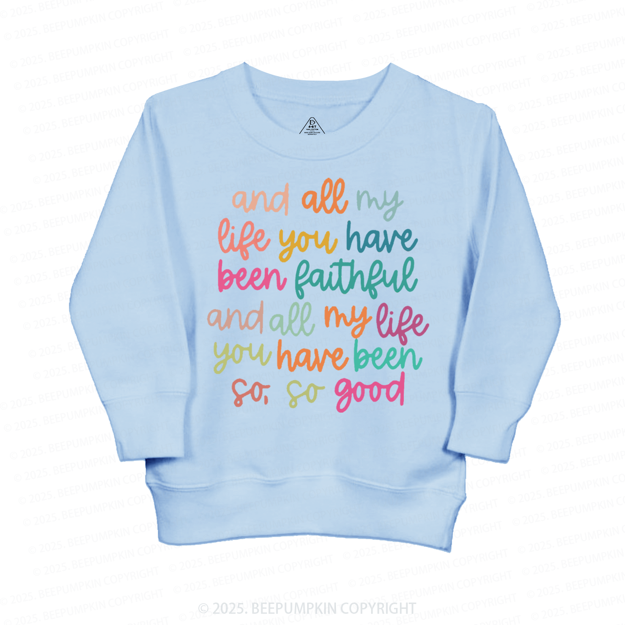 Psalm Bible Quote Kid's Sweatshirt