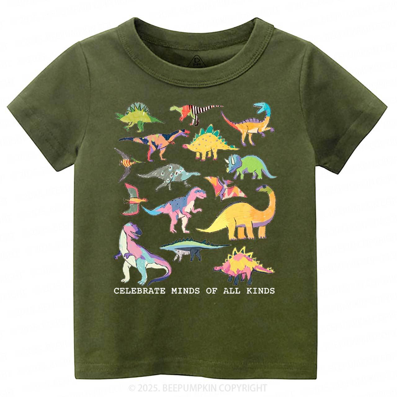Celebrate Minds Of All Kinds Toddler&Kid's Tees Beepumpkin