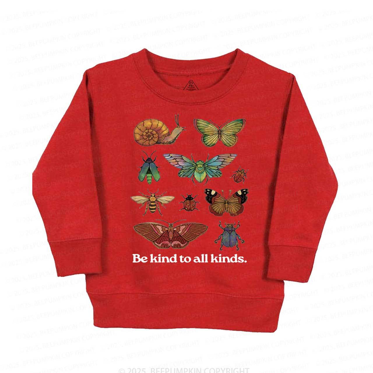 Be Kind To All Kinds Kid's Sweatshirt
