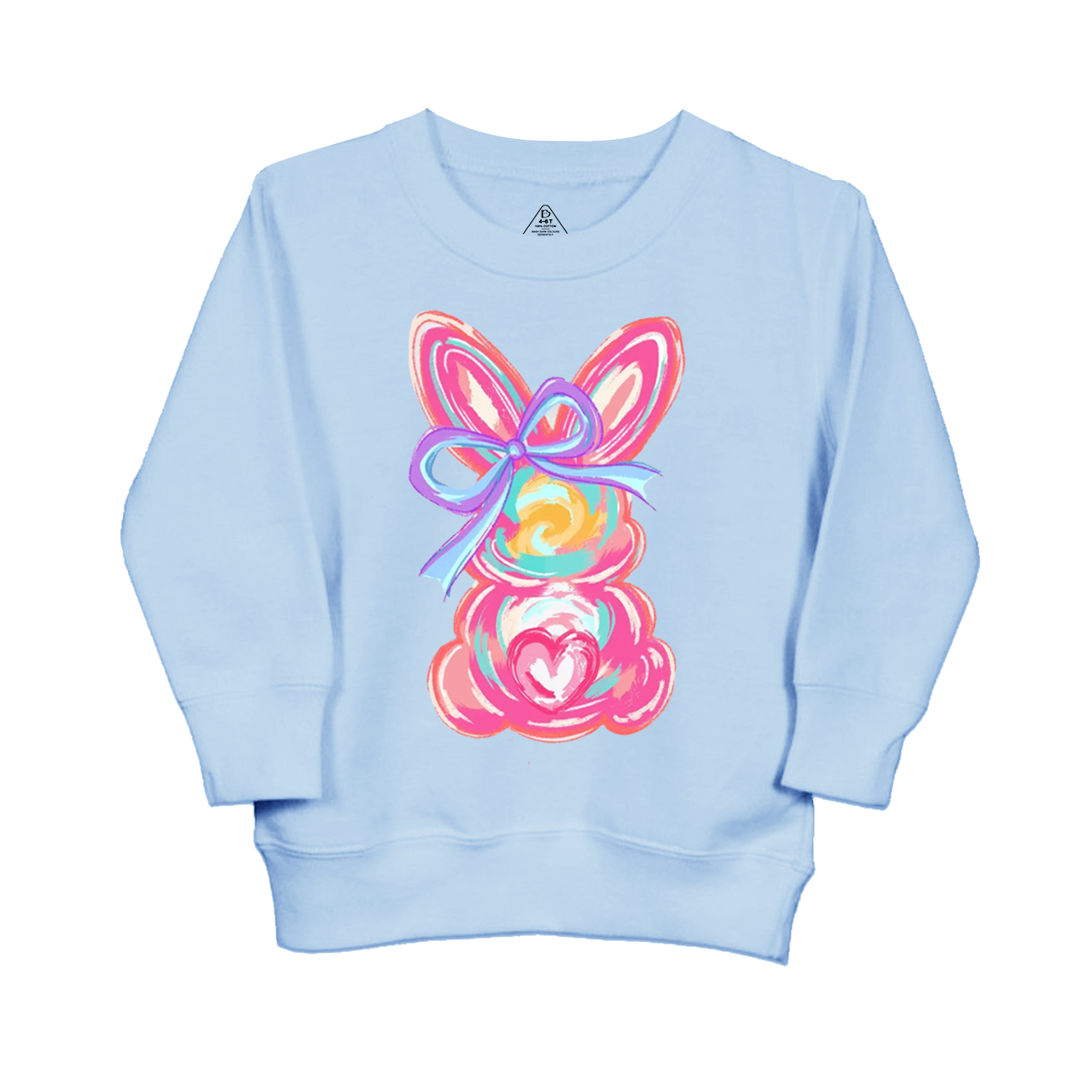Personalized Girl Name Easter Bunny Kid's Sweatshirt