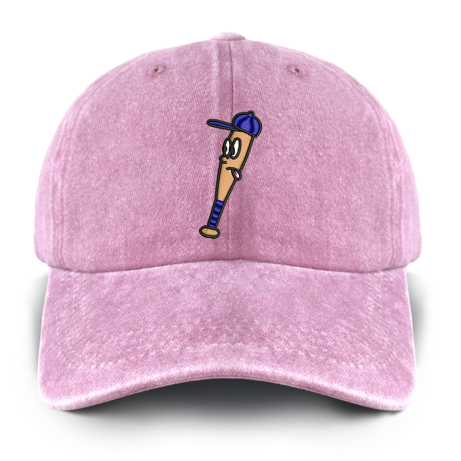 Baseball Bat Washed Baseball Cap For Kids