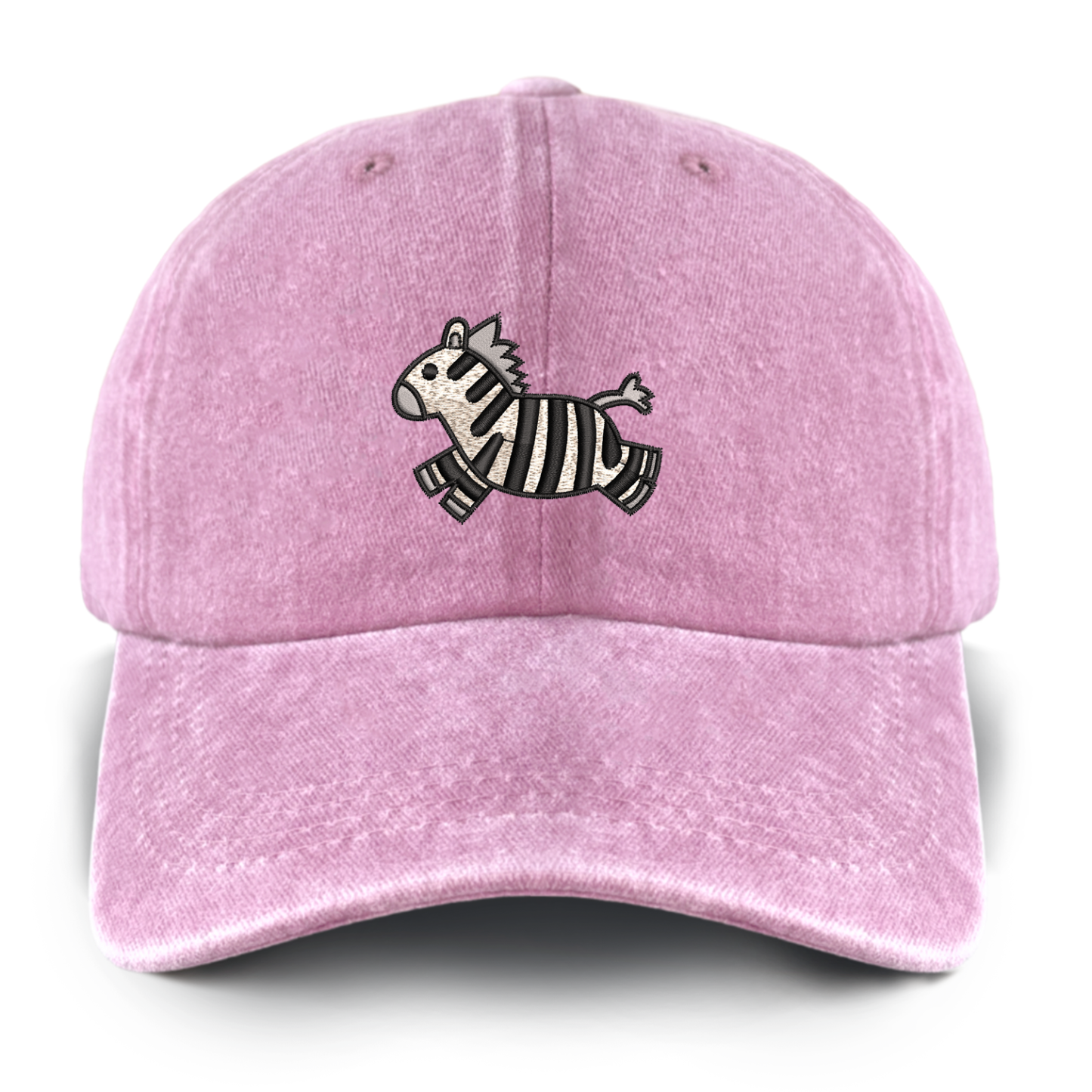 Running Zebra Washed Baseball Cap For Kids