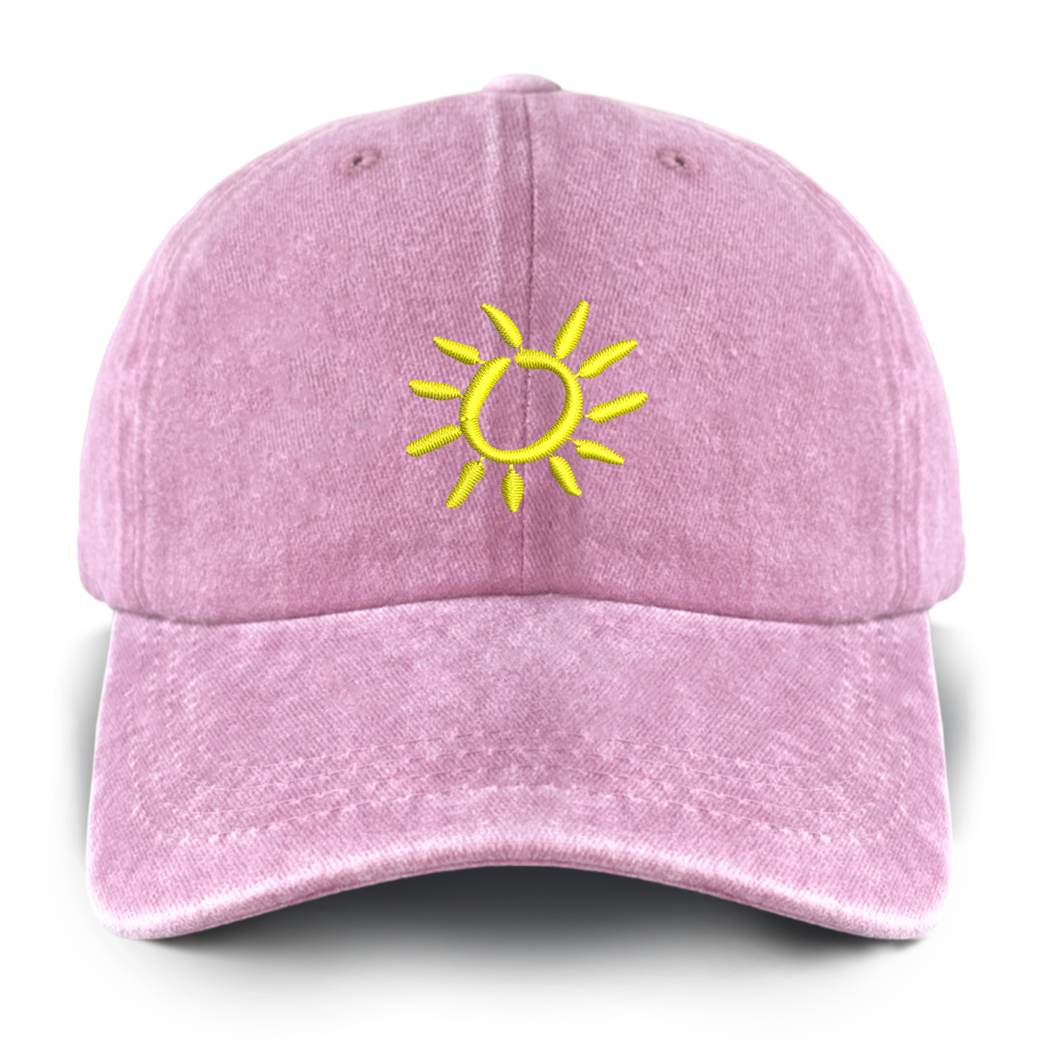 Little Sun Washed Baseball Cap For Kids