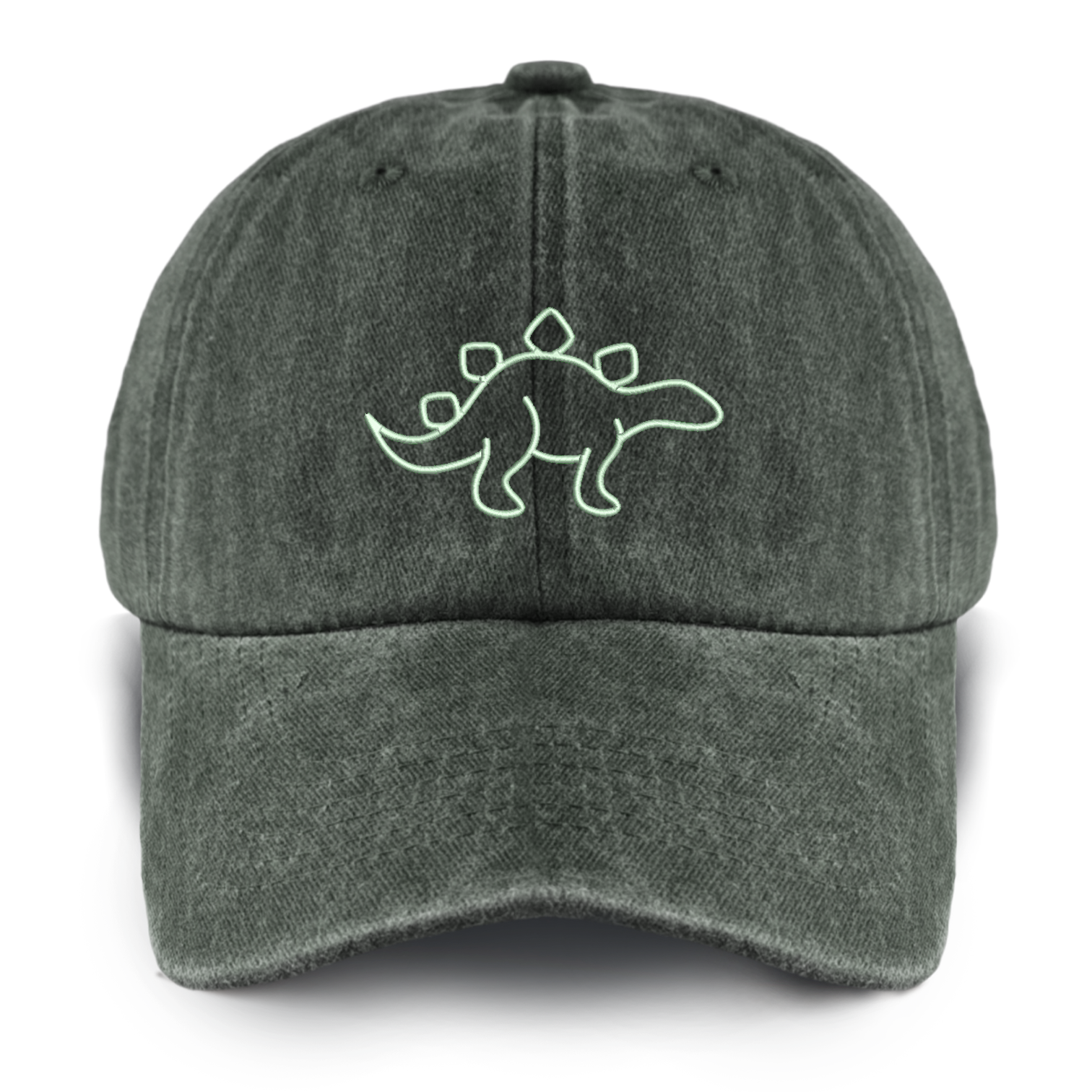 Personalized 17 Types Of Dinosaurs Washed Baseball Cap For Kids
