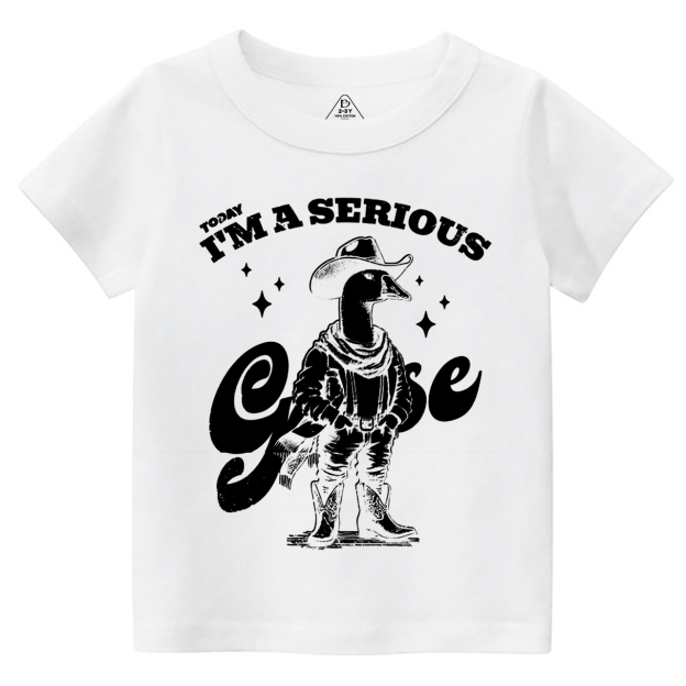Serious Goose Toddler&Kid's Tees Beepumpkin