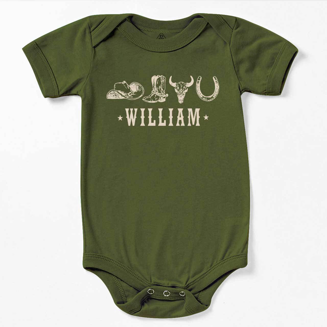 Personalized Western Bodysuit Beepumpkin