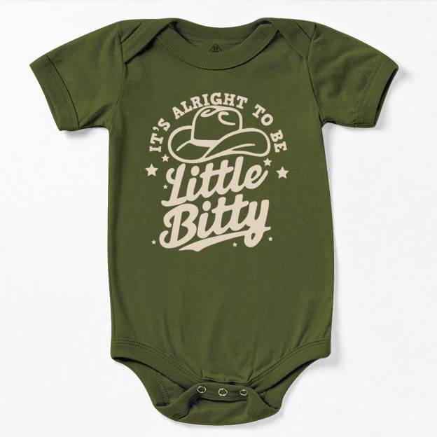It's Alright To Be Little Bitty Bodysuit Beepumpkin