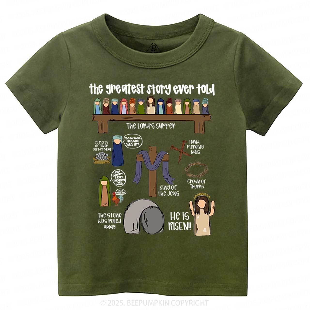 The Greatest Story Ever Told Toddler&Kid's Tees Beepumpkin