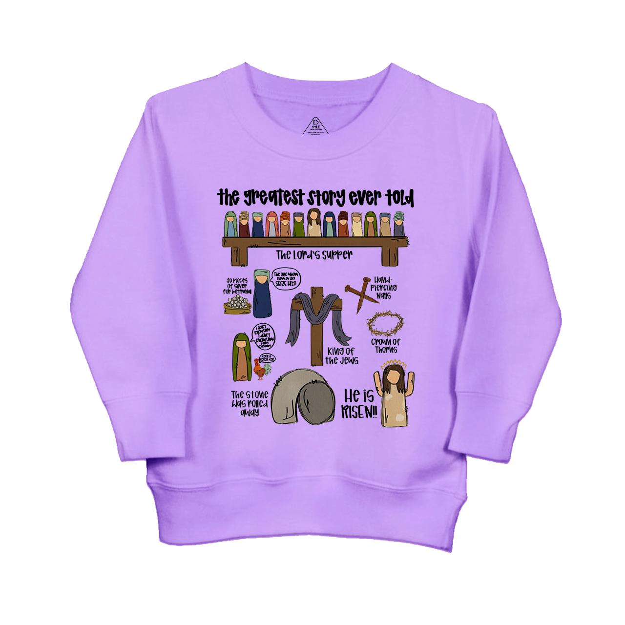 The Greatest Story Ever Told Kid's Sweatshirt
