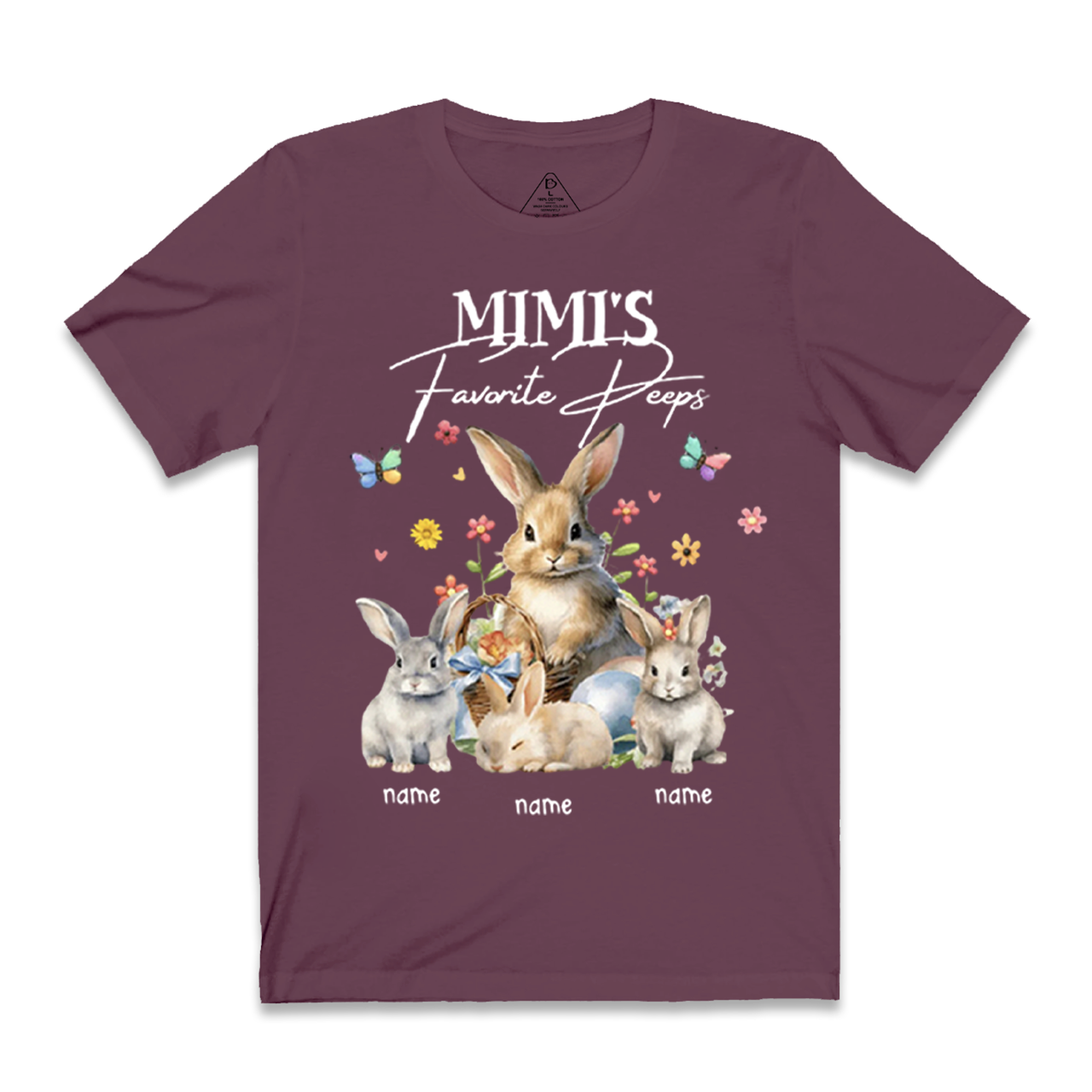 Personalized Favorite Rabbit Easter Day Mama/Grandma Shirt 