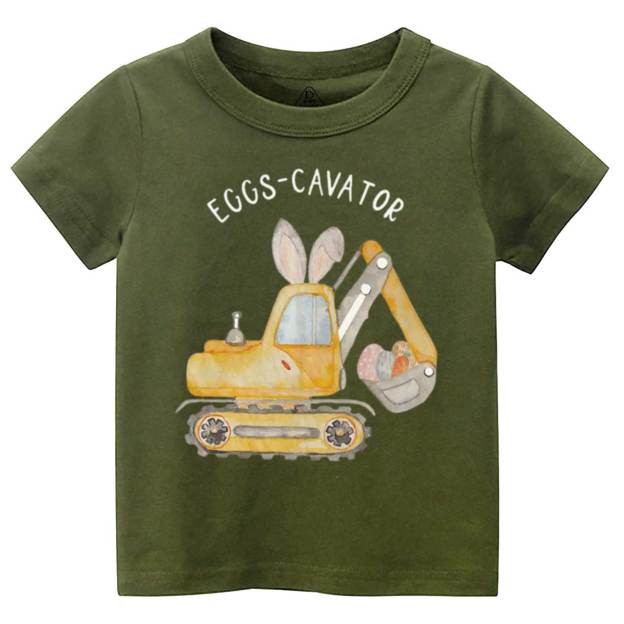Eggs-Cavator Toddler&Kid's Tees Beepumpkin