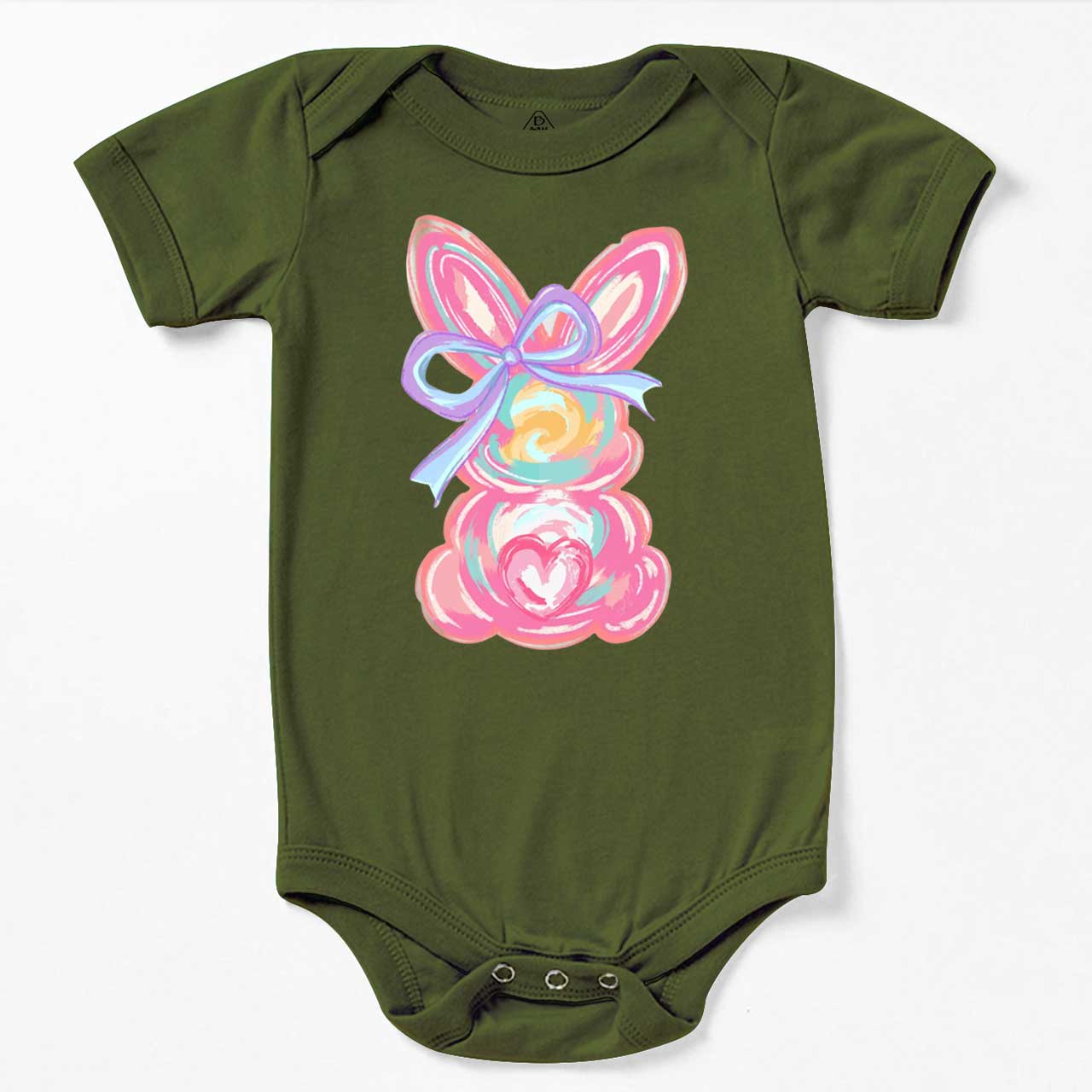 Brushstroke Bunny Easter Bodysuit Beepumpkin