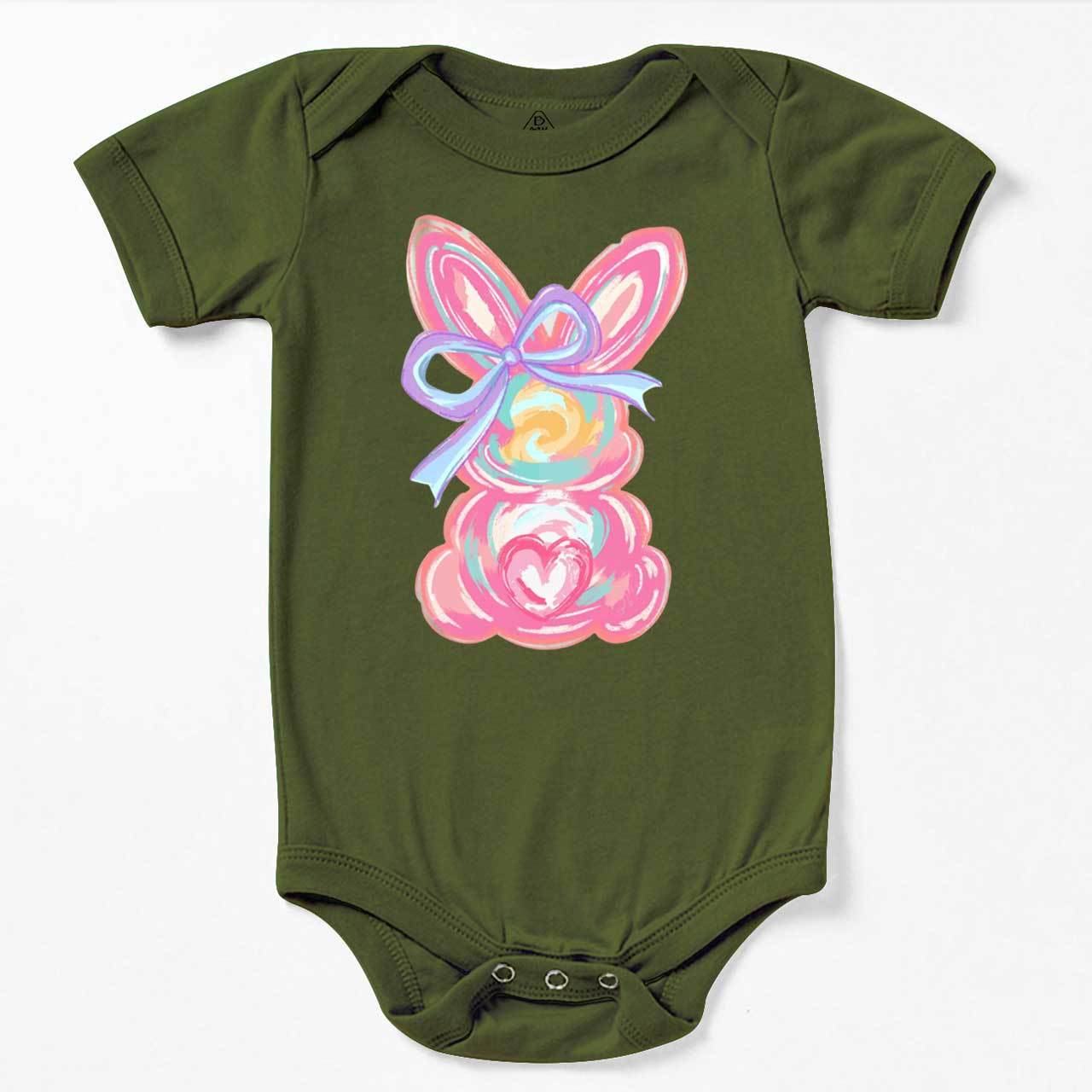 Brushstroke Bunny Easter Bodysuit Beepumpkin