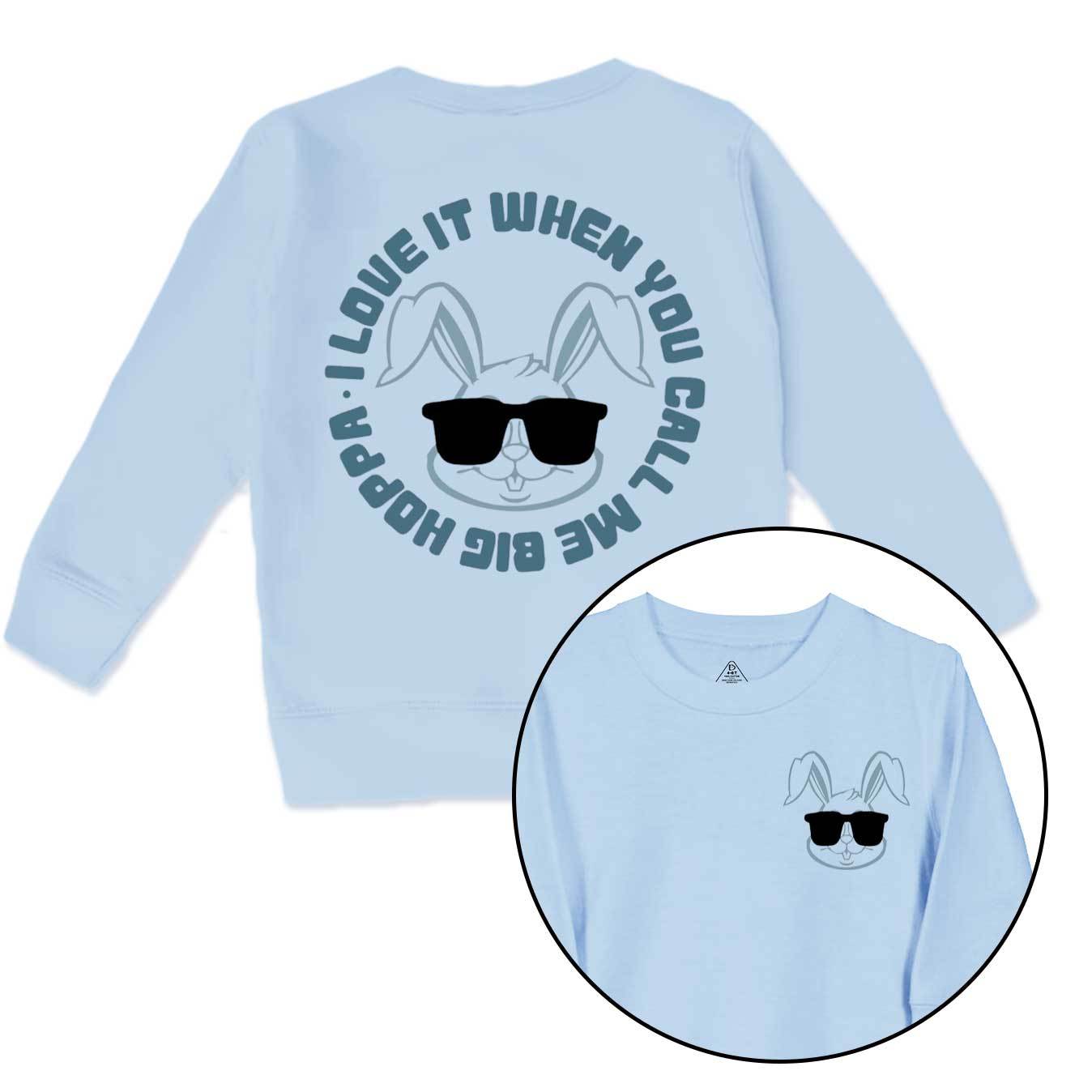 Sunglasses Bunny Easter Told Kid's Sweatshirt