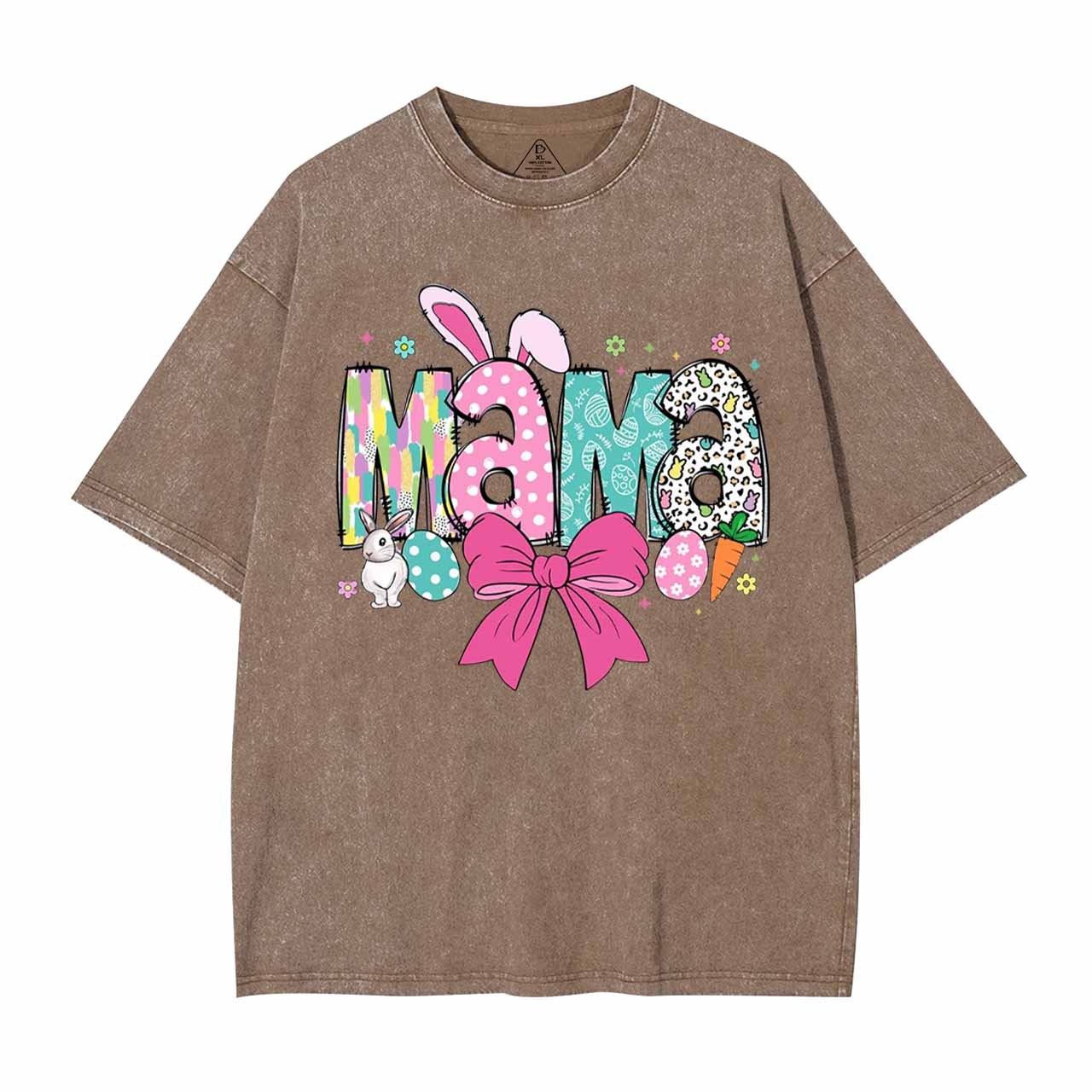 Easter Mama Washed T-Shirts