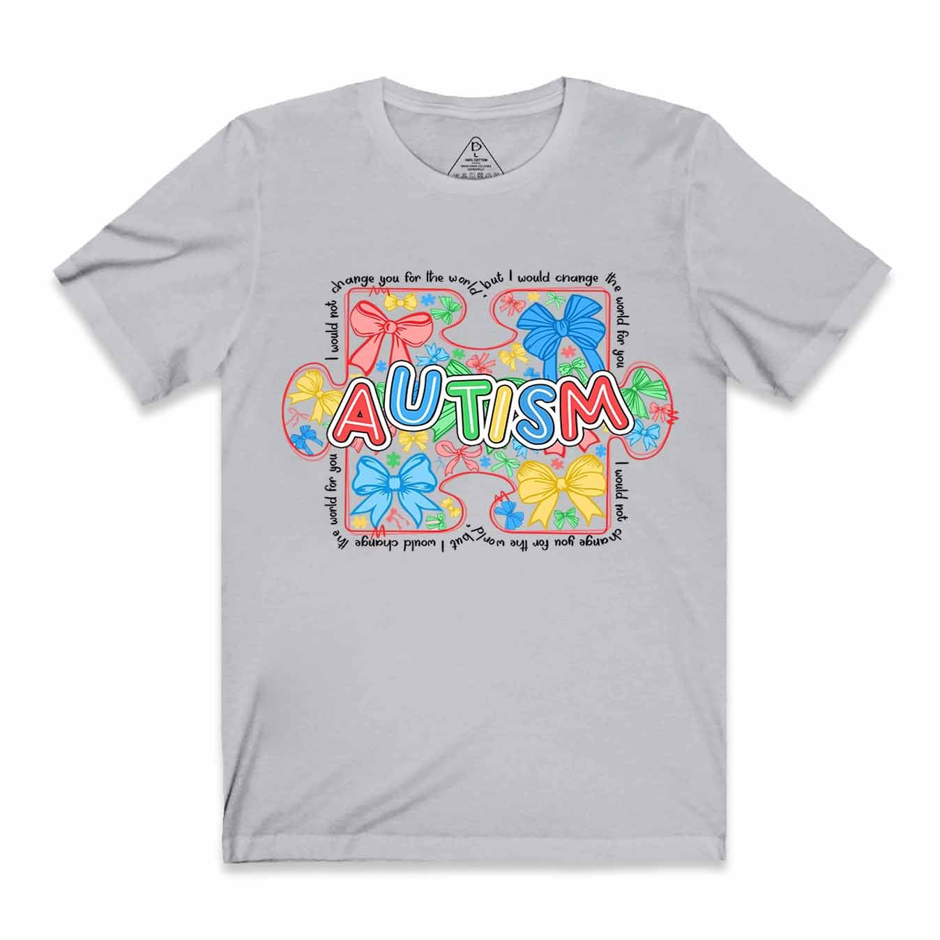 Autism Awareness Coquette Mama T-Shirts