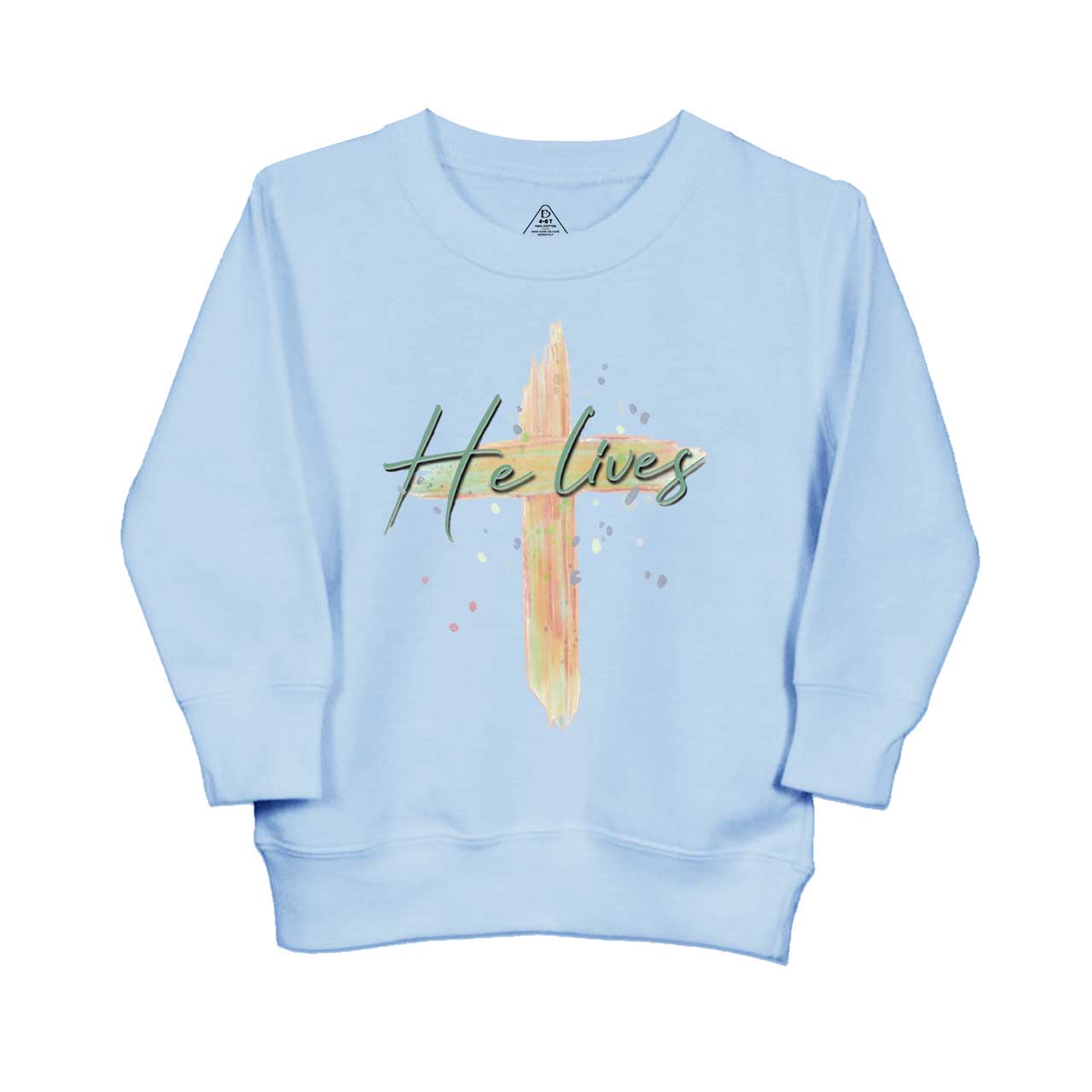 He Lives Natural Kid's Sweatshirt