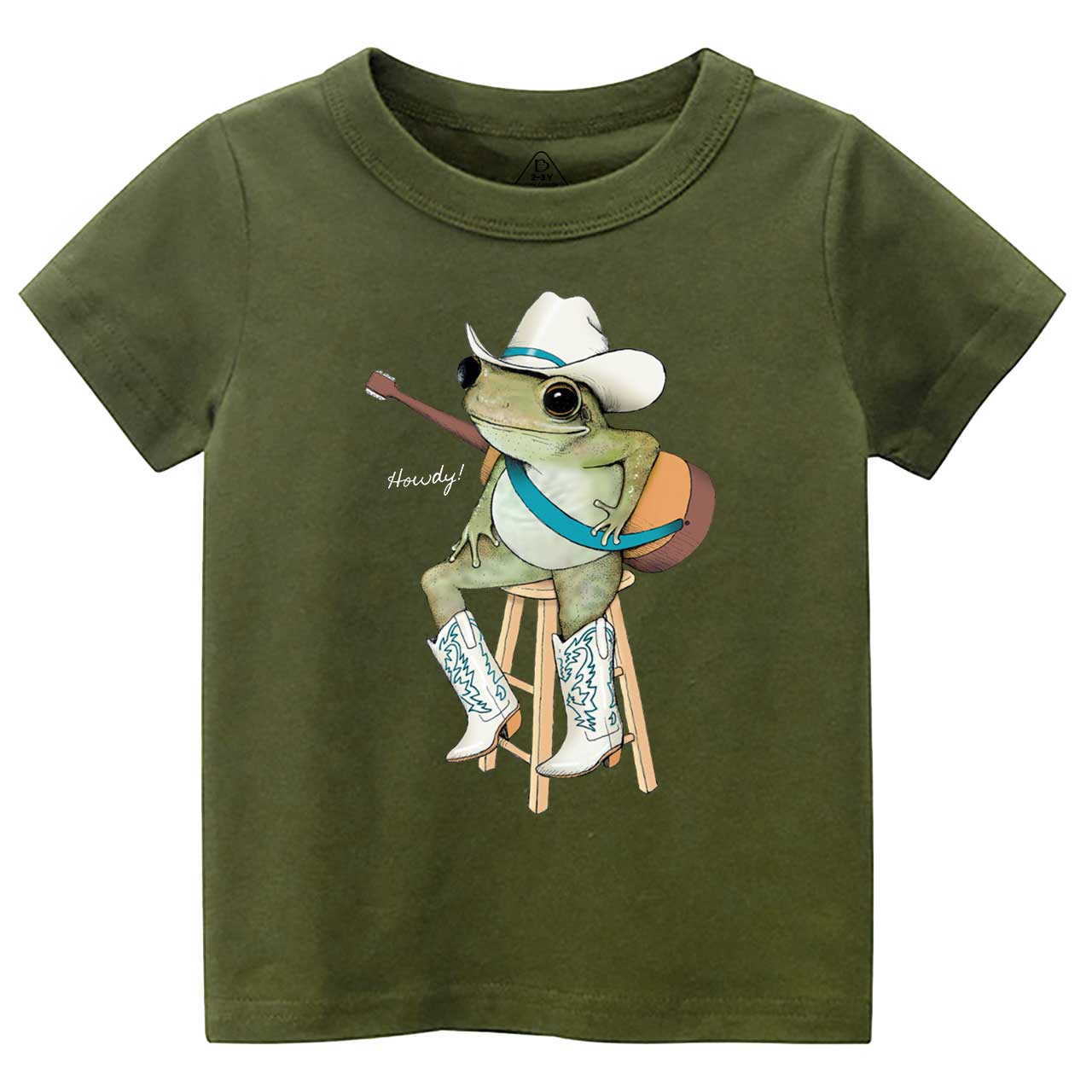 Cowboy Frog Toddler&Kid's Tees Beepumpkin