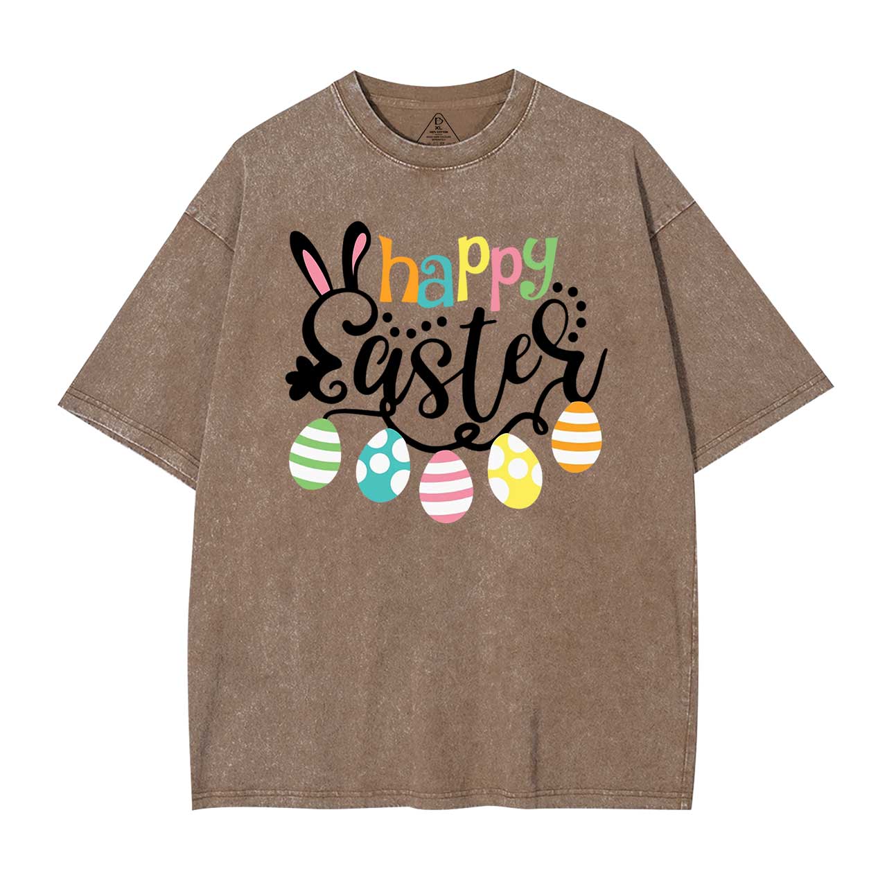 Happy Easter Mama Washed T-Shirts