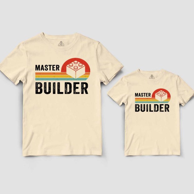 Master Builder Dad&Me Matching Shirts 