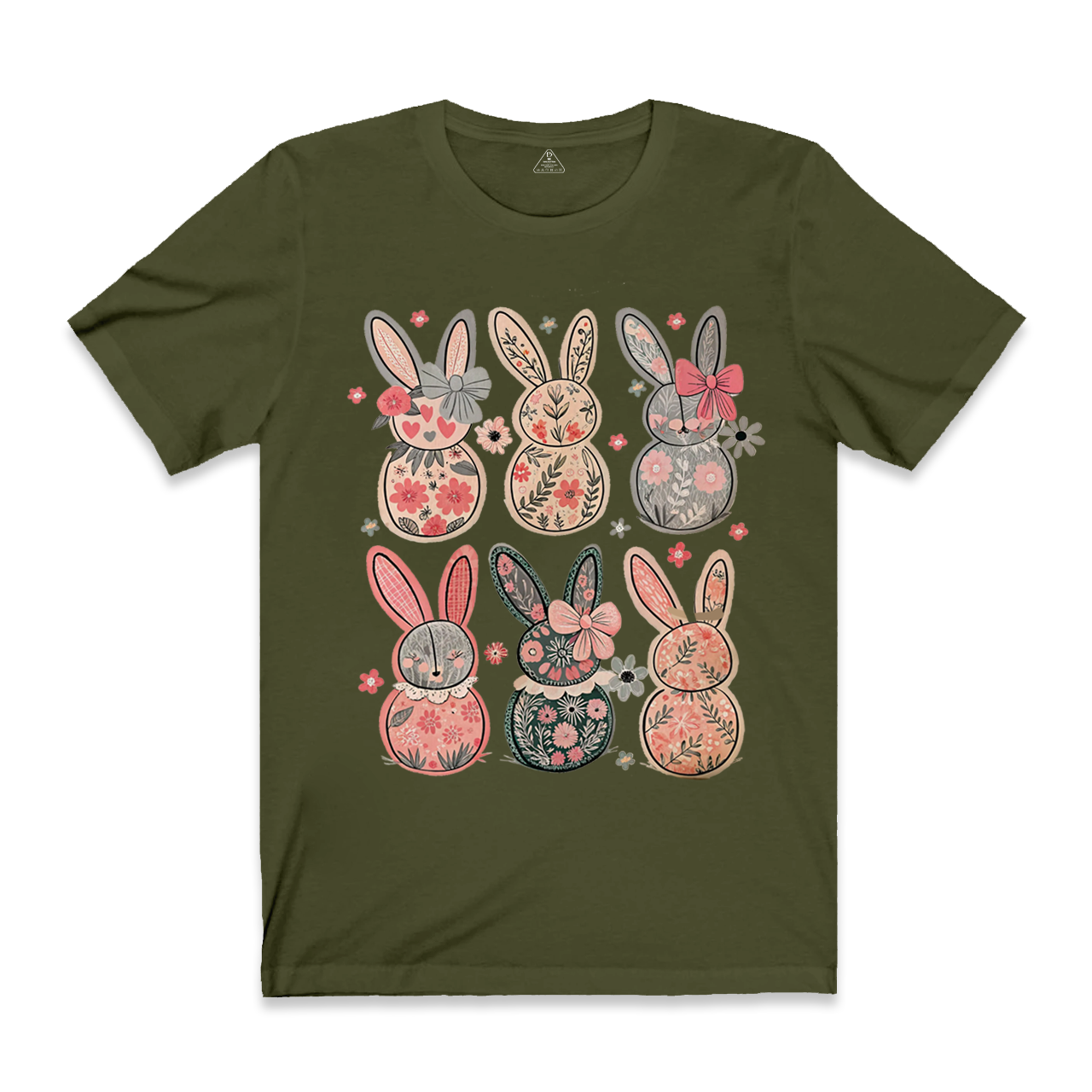 Coquette Easter Bunny Floral Mama T-Shirts